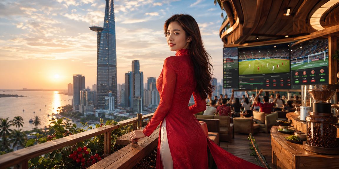 Khung cảnh cá cược casino tại thành phố Hồ Chí Minh về đêm